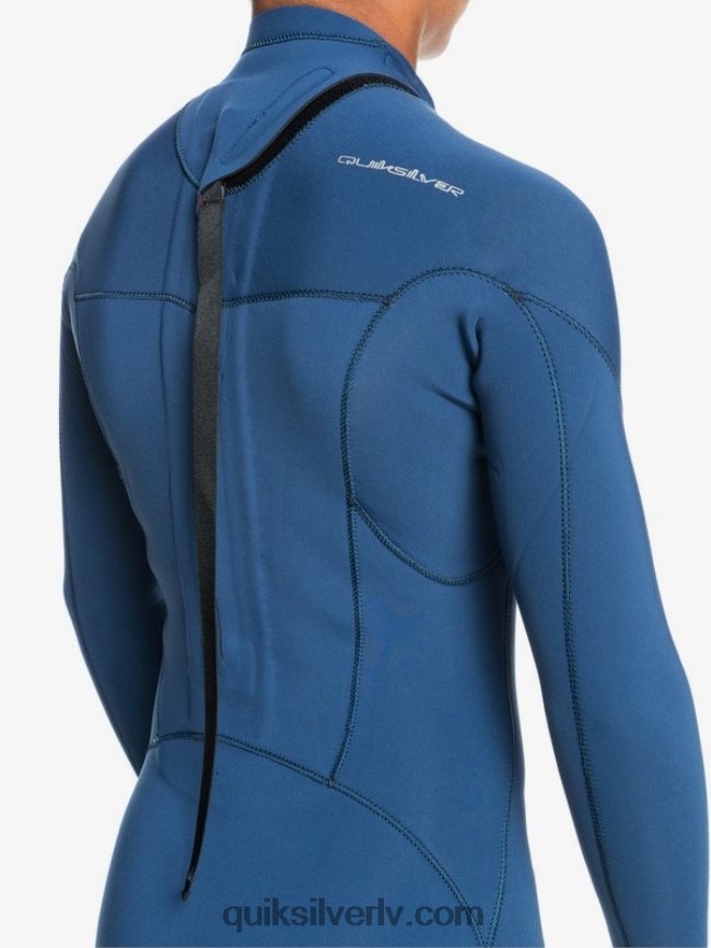zēni Quiksilver 8-16 3/2mm sesijas l/sl fullsuit zīmotnes zilā krāsā 88064R2195