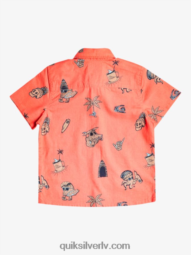 zēni Quiksilver 2-7 nono surfday krekls svaigs lasis nono surfday boy 88064R2130