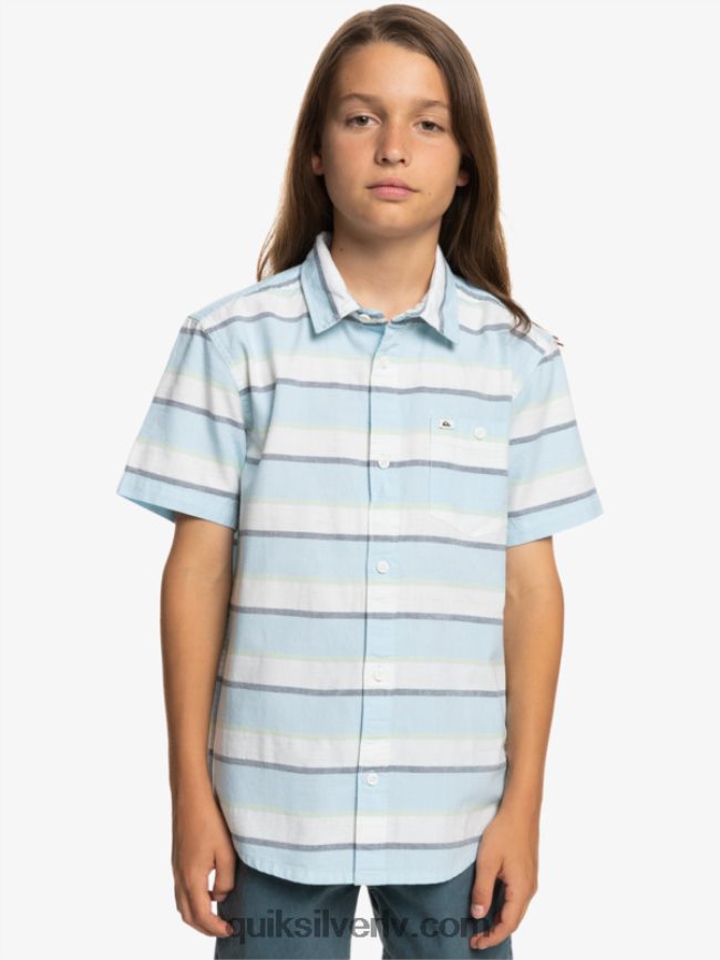 zēni Quiksilver 8-16 cali saullēkta krekls Baltais Kali saullēkts 231 88064R2158