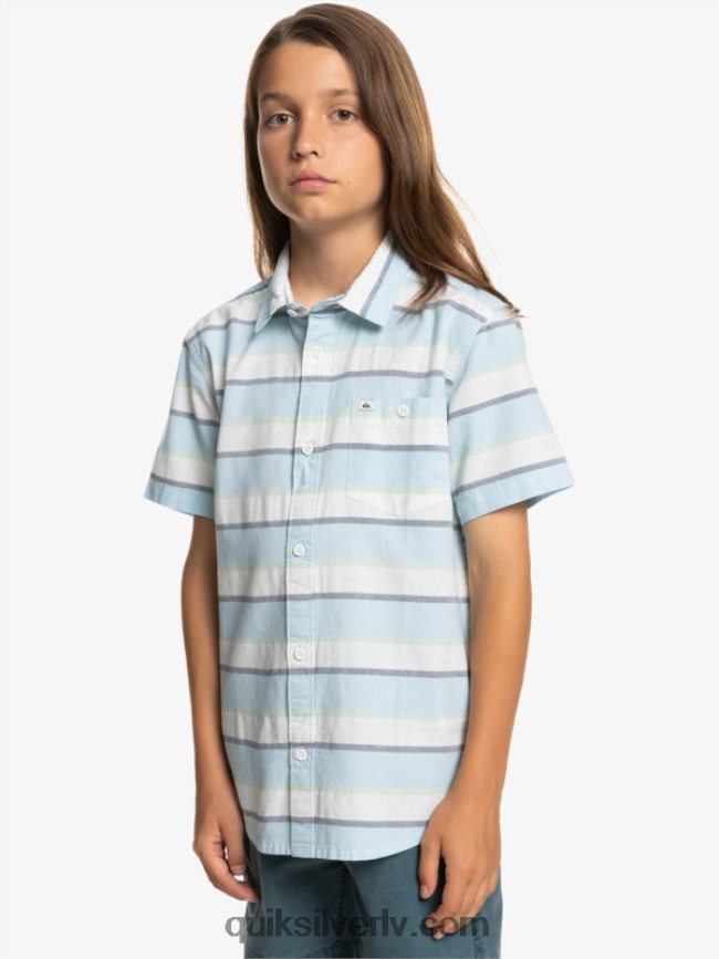 zēni Quiksilver 8-16 cali saullēkta krekls Baltais Kali saullēkts 231 88064R2158