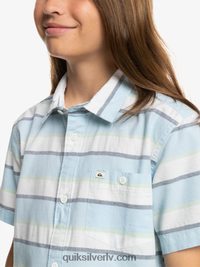 zēni Quiksilver 8-16 cali saullēkta krekls Baltais Kali saullēkts 231 88064R2158