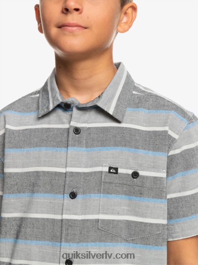 zēni Quiksilver 8-16 cali saullēkta krekls Melnā Kali saullēkts 231 88064R2157