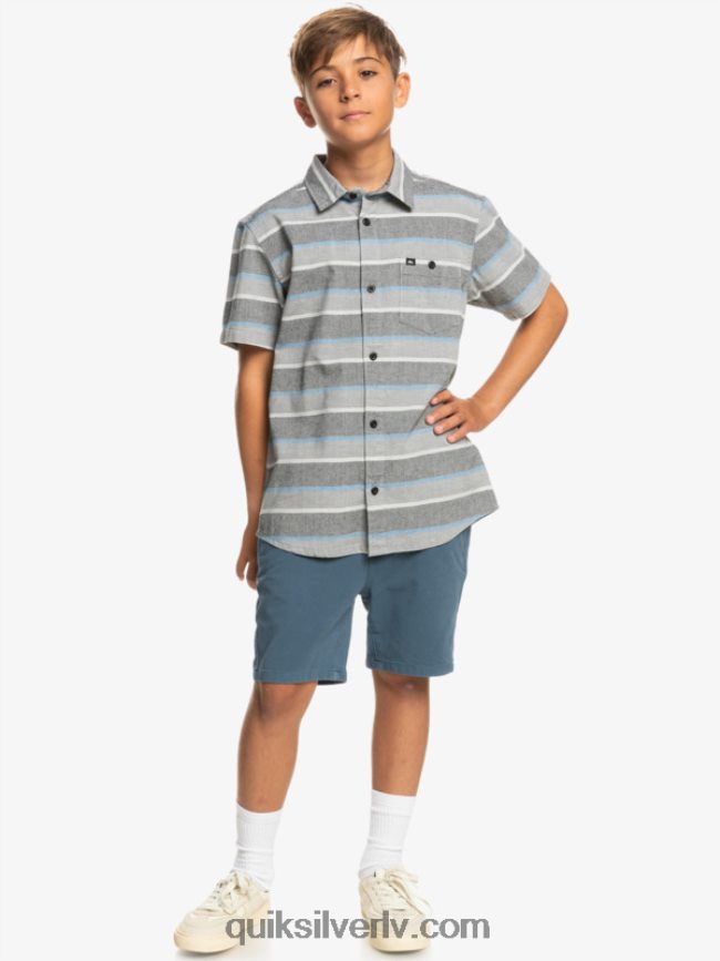 zēni Quiksilver 8-16 cali saullēkta krekls Melnā Kali saullēkts 231 88064R2157