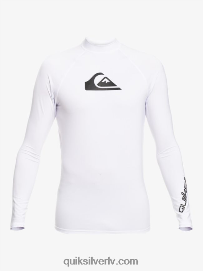 zēni Quiksilver 2-7 visu laiku ls l/sl surf tee balts 88064R2073