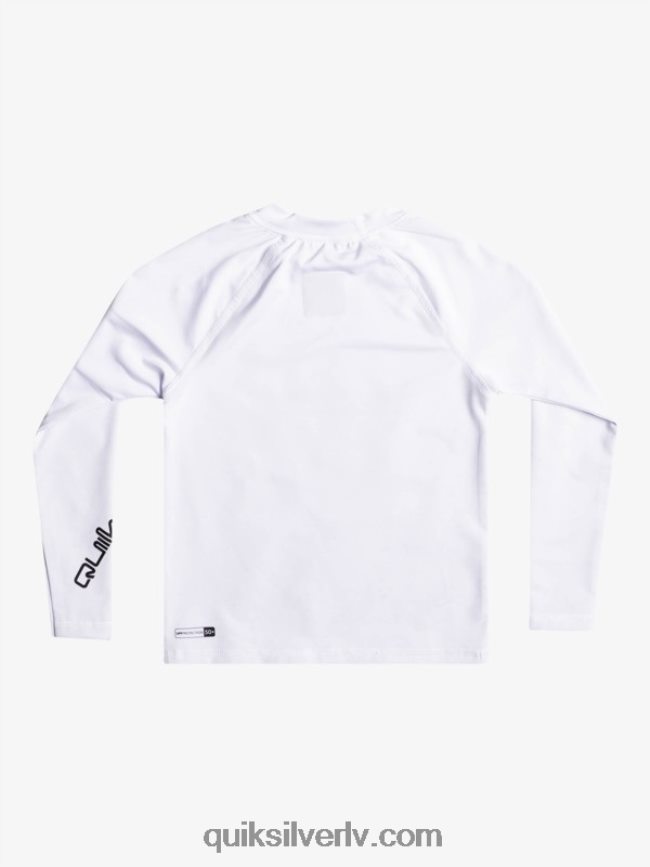 zēni Quiksilver 2-7 visu laiku ls l/sl surf tee balts 88064R2073