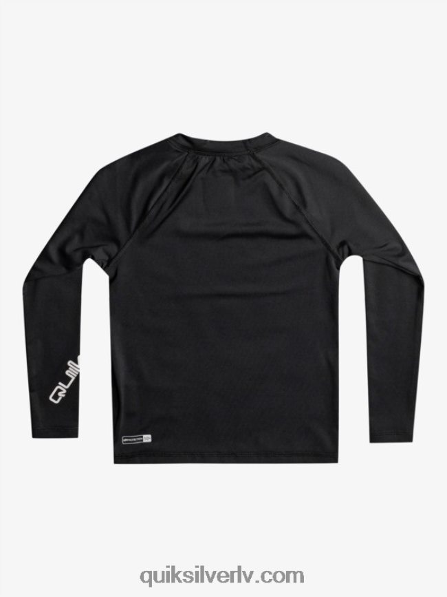 zēni Quiksilver 2-7 visu laiku ls l/sl surf tee melns 88064R2074