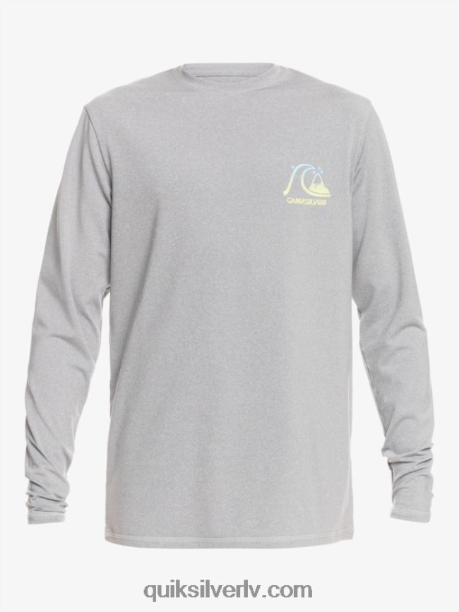 zēni Quiksilver 8-16 heritage viršu trikotāža ar garām piedurknēm upf 50 surf tee slapjš virši 88064R2261