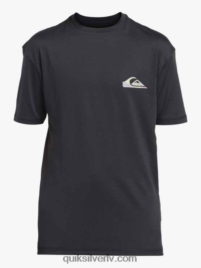 zēni Quiksilver 8-16 mix sesijas upf 50 īsām piedurknēm sērfošanas tee asfalts 88064R2012