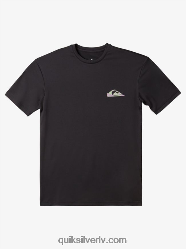 zēni Quiksilver 8-16 mix sesijas upf 50 īsām piedurknēm sērfošanas tee asfalts 88064R2012