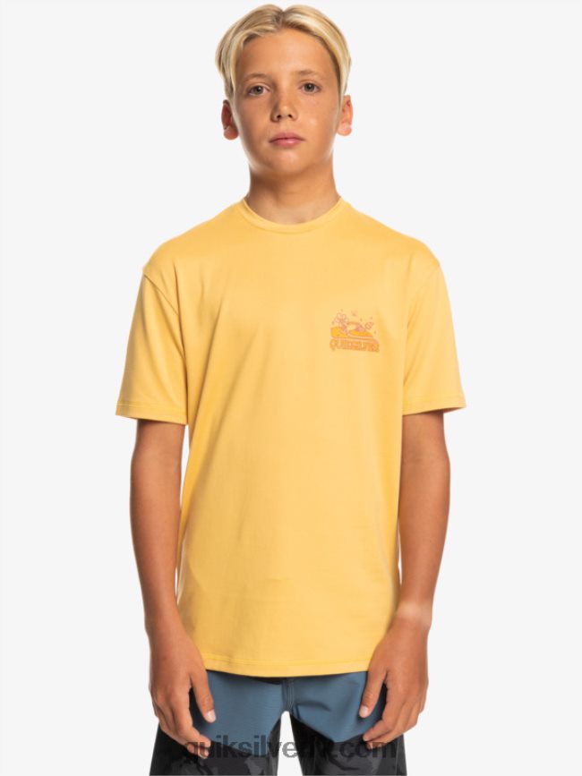 zēni Quiksilver 8-16 mix sesijas upf 50 īsām piedurknēm sērfošanas tee kvieši 88064R2015
