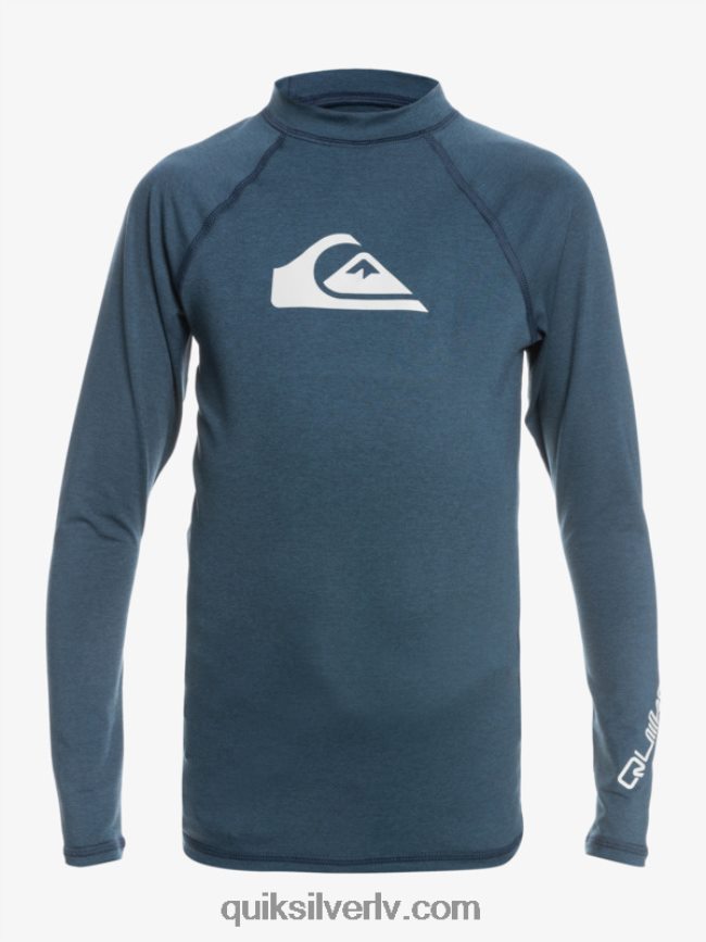 zēni Quiksilver 8-16 visu laiku ls jauniešu l/sl surf tee jūras žakete virši 88064R2099