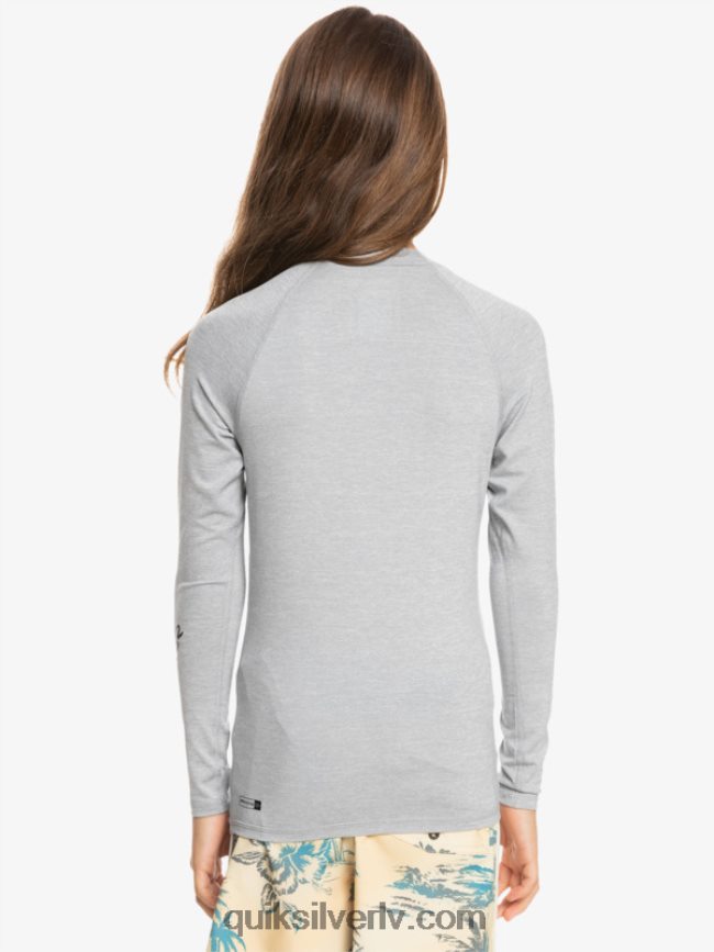 zēni Quiksilver 8-16 visu laiku ls jauniešu l/sl surf tee slapjš virši 88064R2096