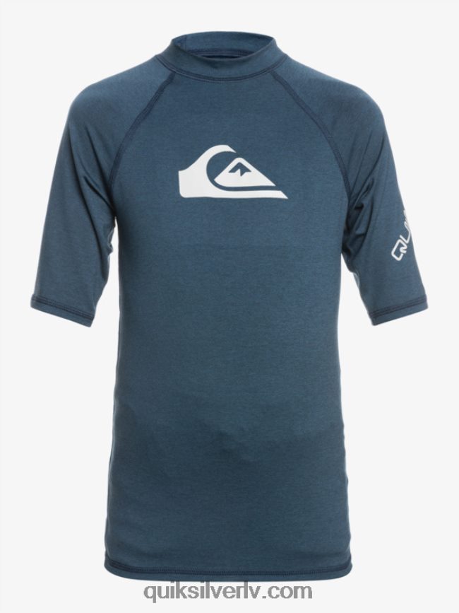 zēni Quiksilver 8-16 visu laiku ss jauniešu s/sl surf tee jūras žakete virši 88064R2061