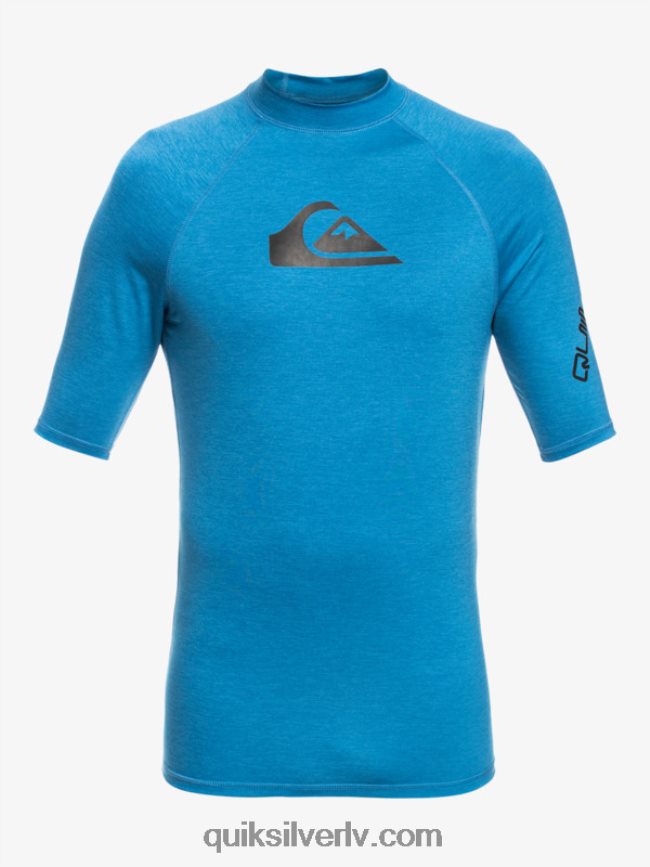 zēni Quiksilver 8-16 visu laiku ss jauniešu s/sl surf tee vallarta zils virši 88064R2064