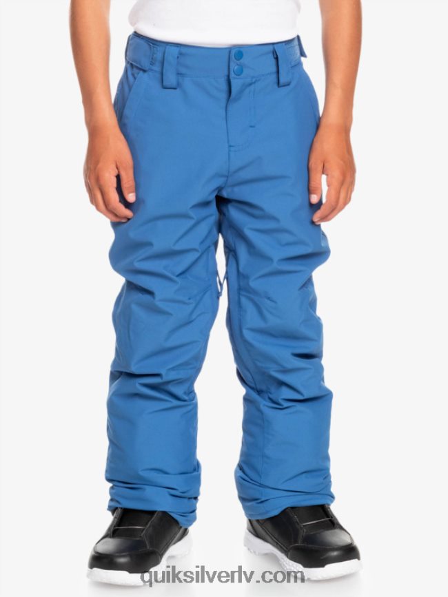 zēni Quiksilver 8-16 manta sniega bikses spilgts kobalts 88064R2294