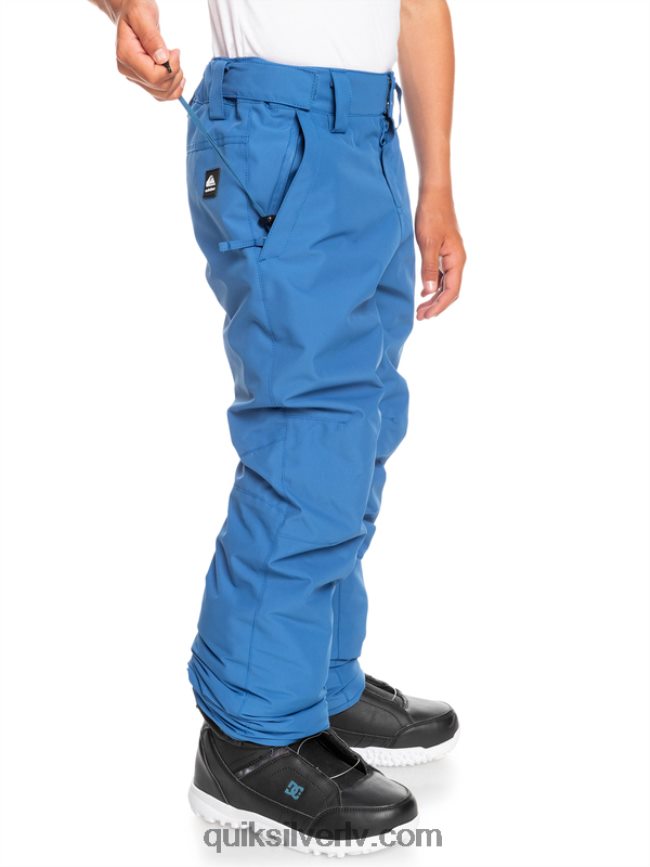 zēni Quiksilver 8-16 manta sniega bikses spilgts kobalts 88064R2294