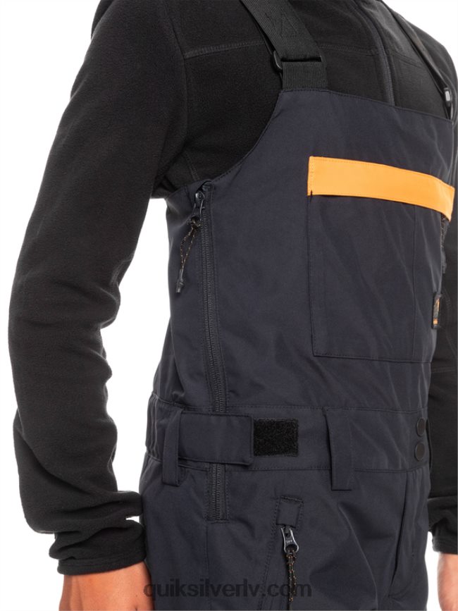 zēni Quiksilver 8-16 mash up izolētas sniega bikses patiesi melns 88064R2318