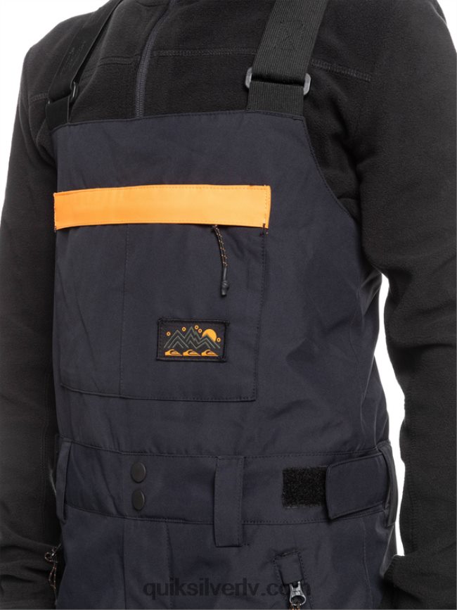 zēni Quiksilver 8-16 mash up izolētas sniega bikses patiesi melns 88064R2318