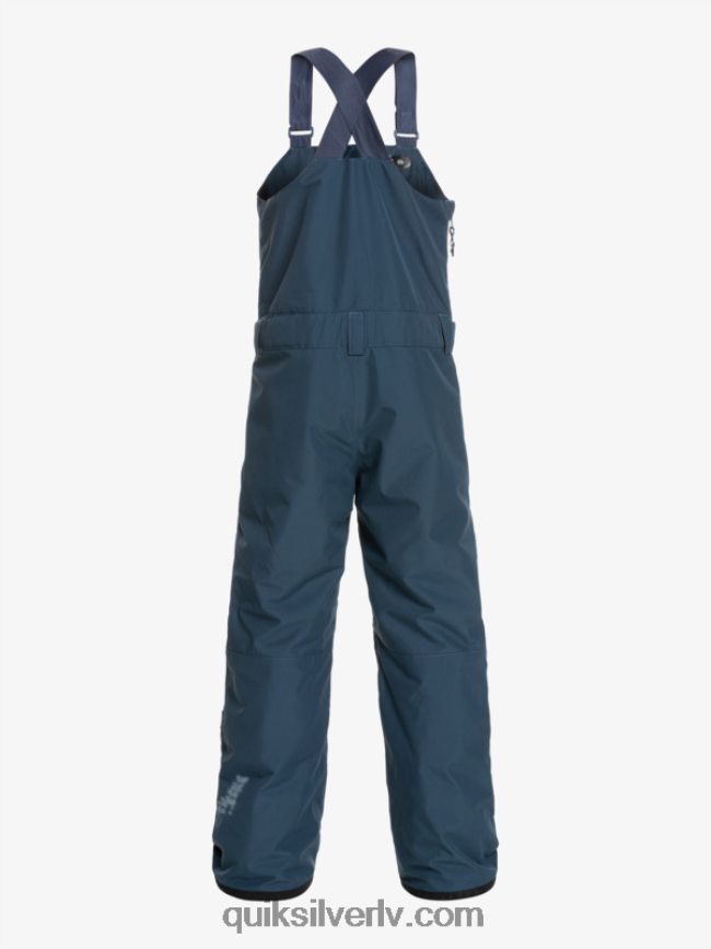 zēni Quiksilver 8-16 mash up izolētas sniega bikses zīmotnes zilā krāsā 88064R2319