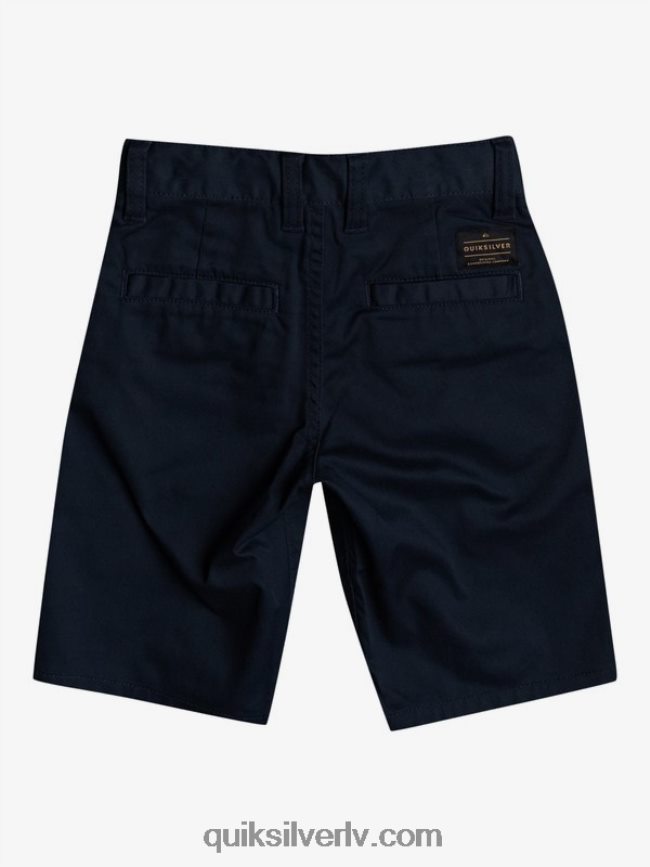 zēni Quiksilver 2-7 ikdienas elastīgi elastīgi čino šorti jūras žakete 88064R2104
