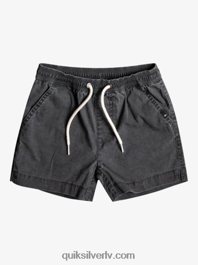 zēni Quiksilver 2-7 takseru elastīgie šorti melns 88064R2214