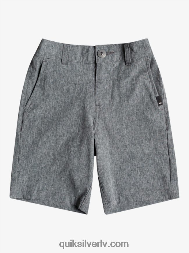 zēni Quiksilver 2-7 union viršu abinieku 14 hibrīdšorti melns 88064R2333