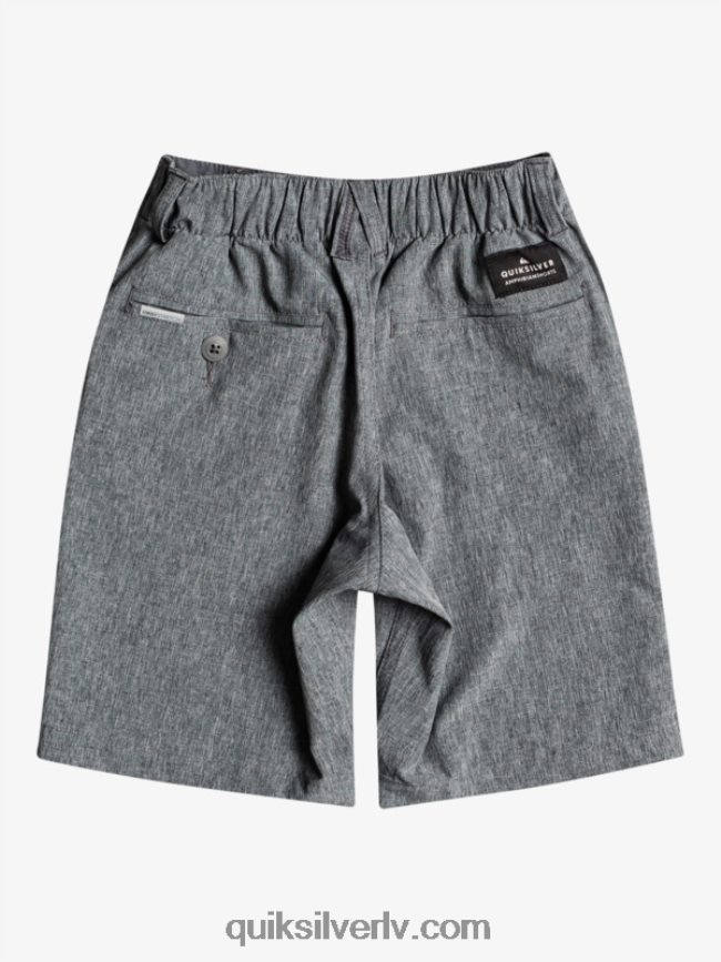 zēni Quiksilver 2-7 union viršu abinieku 14 hibrīdšorti melns 88064R2333