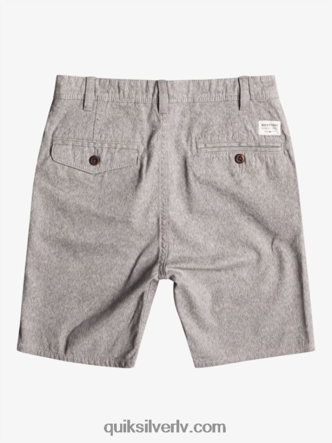 zēni Quiksilver 8-16 ikdienā 17 čino šorti gaiši pelēki virši 88064R2286