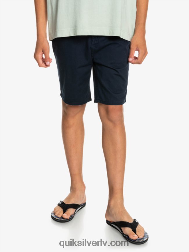 zēni Quiksilver 8-16 ikdienā 17 čino šorti jūras žakete 88064R2289
