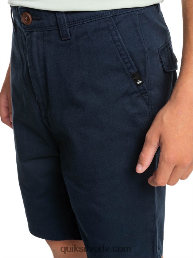 zēni Quiksilver 8-16 ikdienā 17 čino šorti jūras žakete 88064R2289