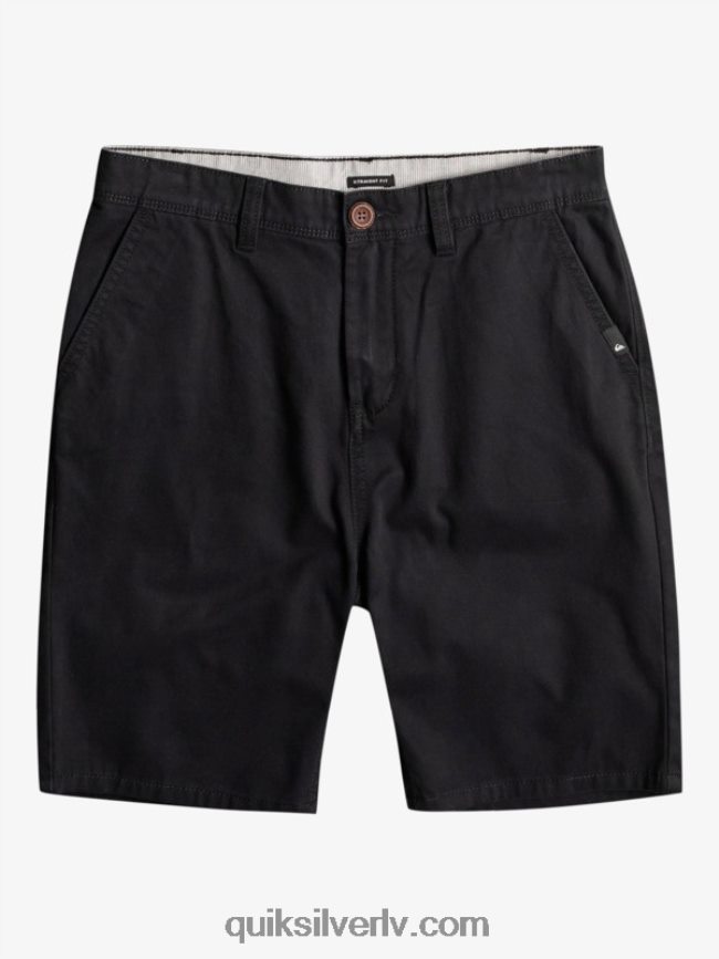 zēni Quiksilver 8-16 ikdienā 17 čino šorti melns 88064R2287
