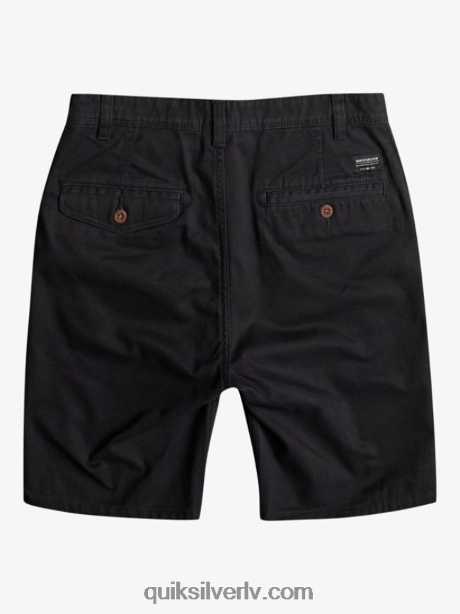 zēni Quiksilver 8-16 ikdienā 17 čino šorti melns 88064R2287