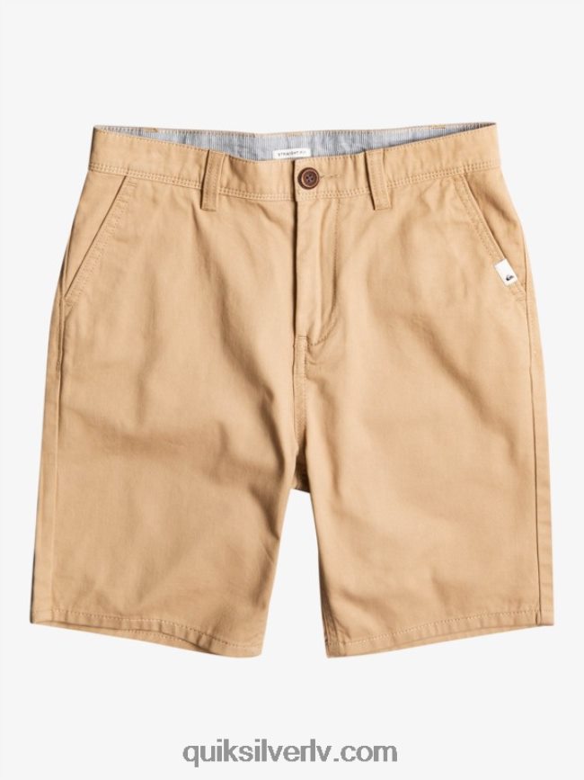 zēni Quiksilver 8-16 ikdienā 17 čino šorti vīraks 88064R2288
