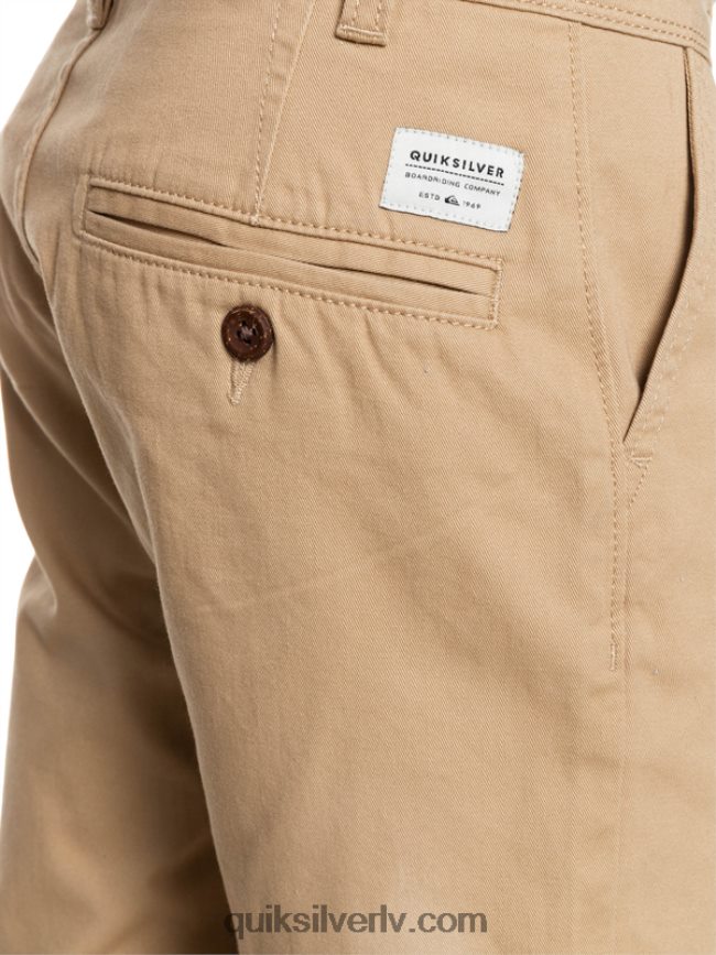 zēni Quiksilver 8-16 ikdienā 17 čino šorti vīraks 88064R2288