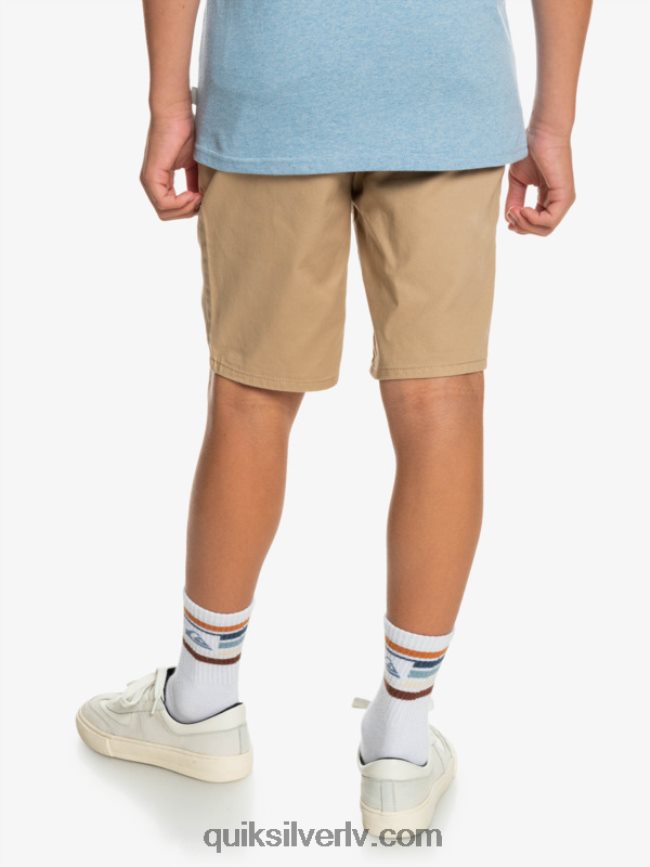 zēni Quiksilver 8-16 ikdienā 17 čino šorti vīraks 88064R2288