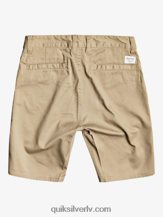 zēni Quiksilver 8-16 jauni ikdienas union stretch chino šorti elmwood 88064R2111