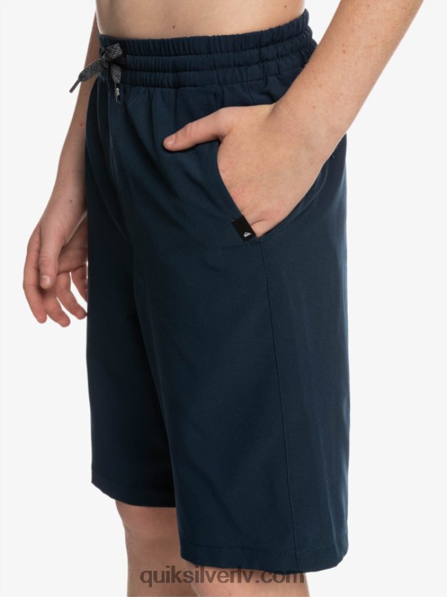 zēni Quiksilver 8-16 okeāna elastīgie amph yth 18 hibrīdšorti jūras žakete 88064R2256