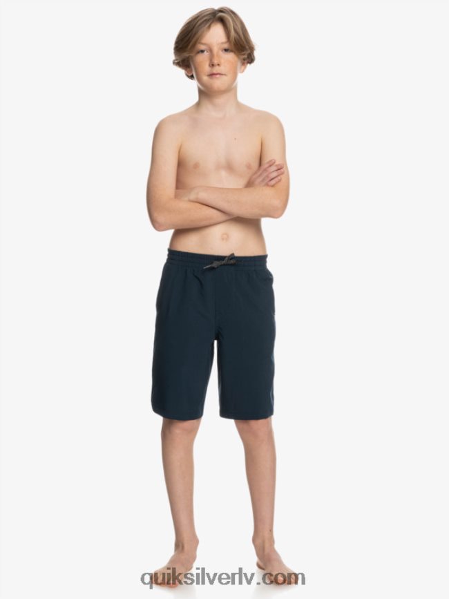 zēni Quiksilver 8-16 okeāna elastīgie amph yth 18 hibrīdšorti jūras žakete 88064R2256