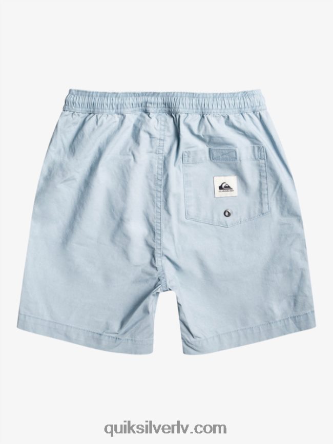 zēni Quiksilver 8-16 taxer 15 elastīgi vidukļa šorti debeszils 88064R2082