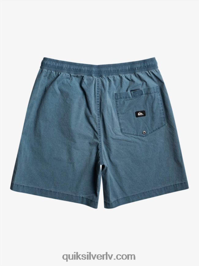 zēni Quiksilver 8-16 taxer 15 elastīgi vidukļa šorti pusnakts flote 88064R2081
