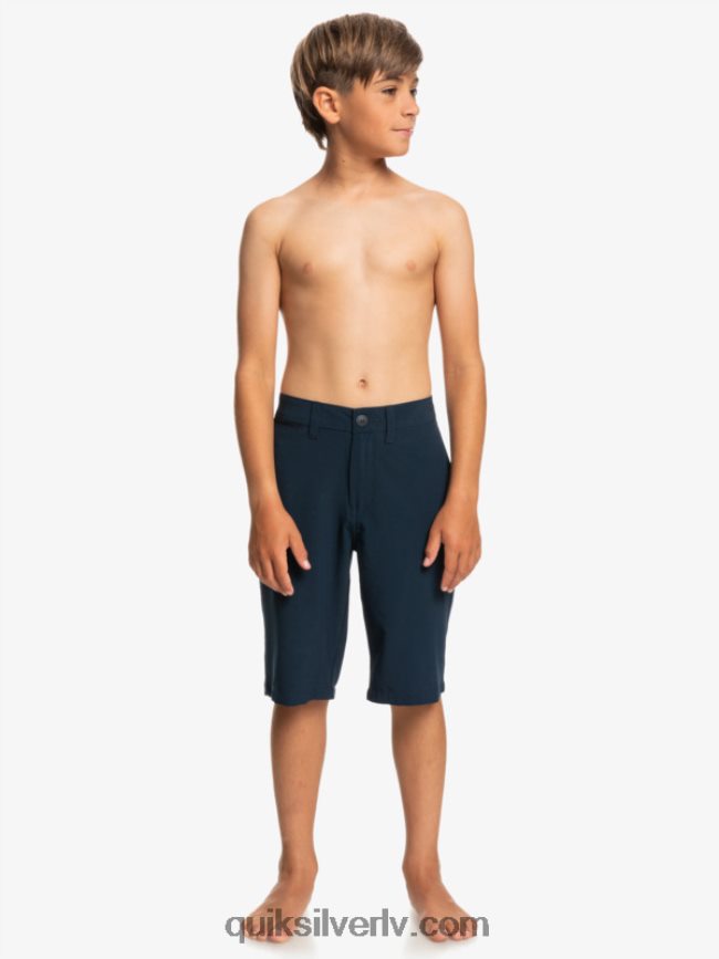 zēni Quiksilver 8-16 union abinieku 19 hibrīdšorti jūras žakete 88064R2238