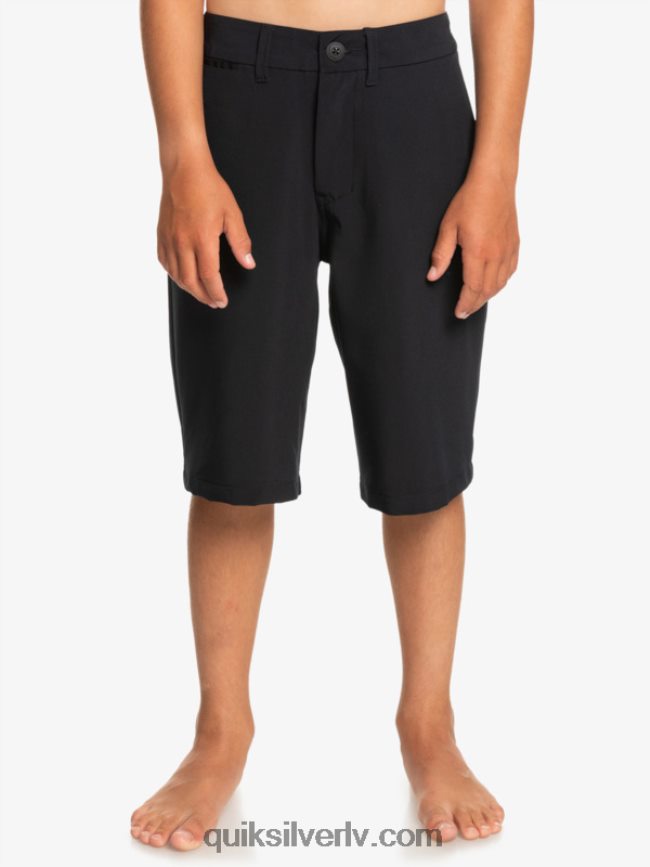 zēni Quiksilver 8-16 union abinieku 19 hibrīdšorti melns 88064R2237