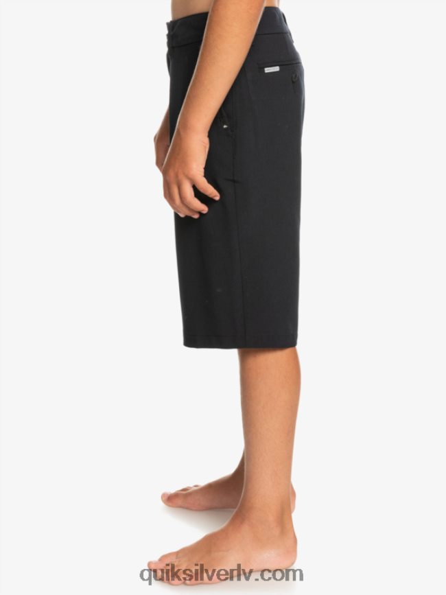 zēni Quiksilver 8-16 union abinieku 19 hibrīdšorti melns 88064R2237
