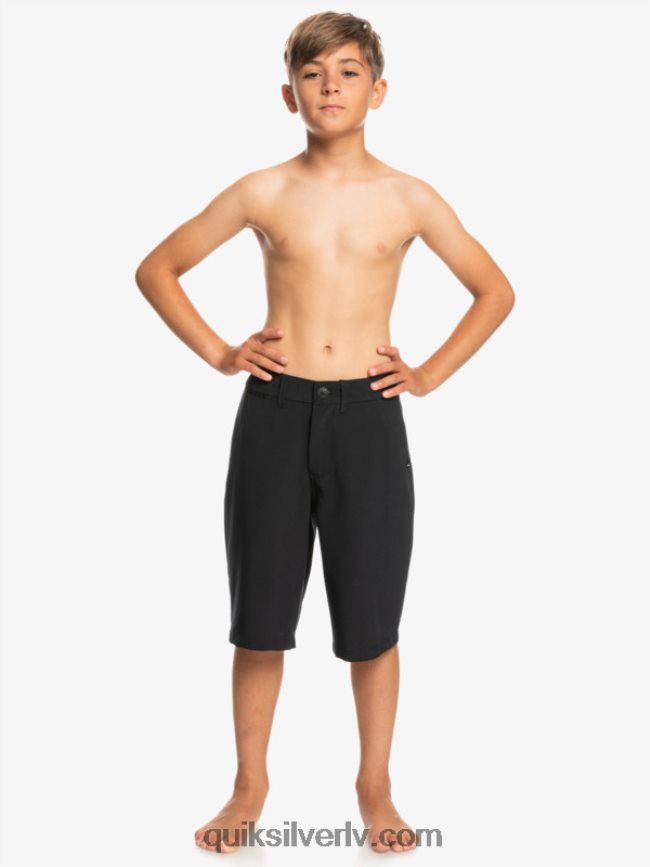 zēni Quiksilver 8-16 union abinieku 19 hibrīdšorti melns 88064R2237