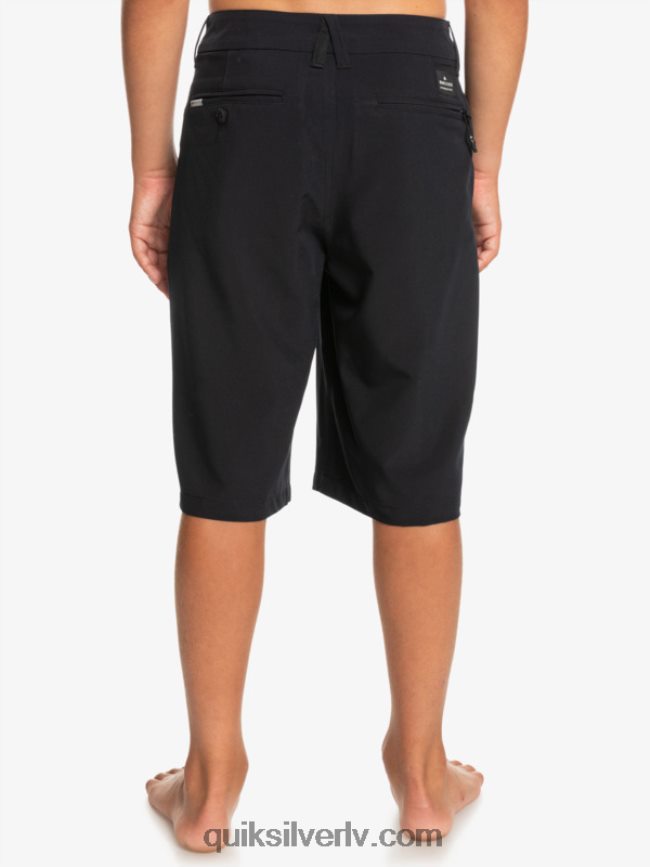 zēni Quiksilver 8-16 union abinieku 19 hibrīdšorti melns 88064R2237