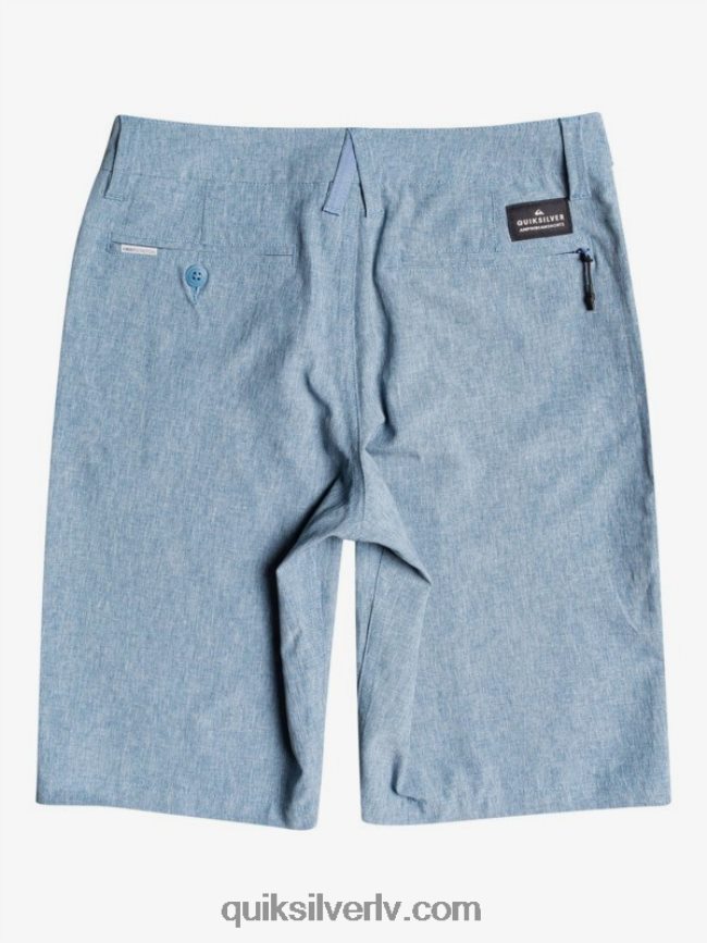 zēni Quiksilver 8-16 union viršu abinieku 19 hibrīdšorti kapteiņi zili 88064R2327
