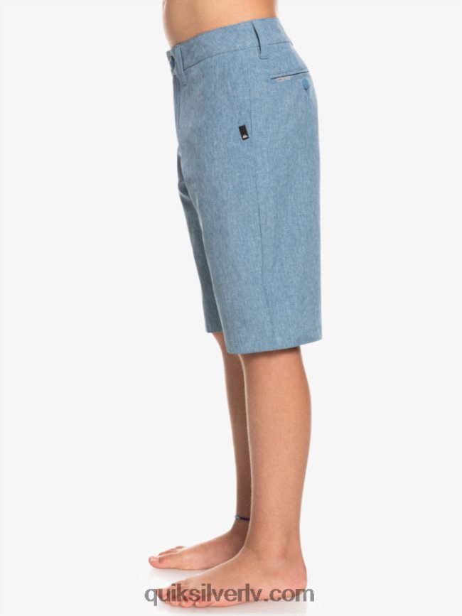 zēni Quiksilver 8-16 union viršu abinieku 19 hibrīdšorti kapteiņi zili 88064R2327