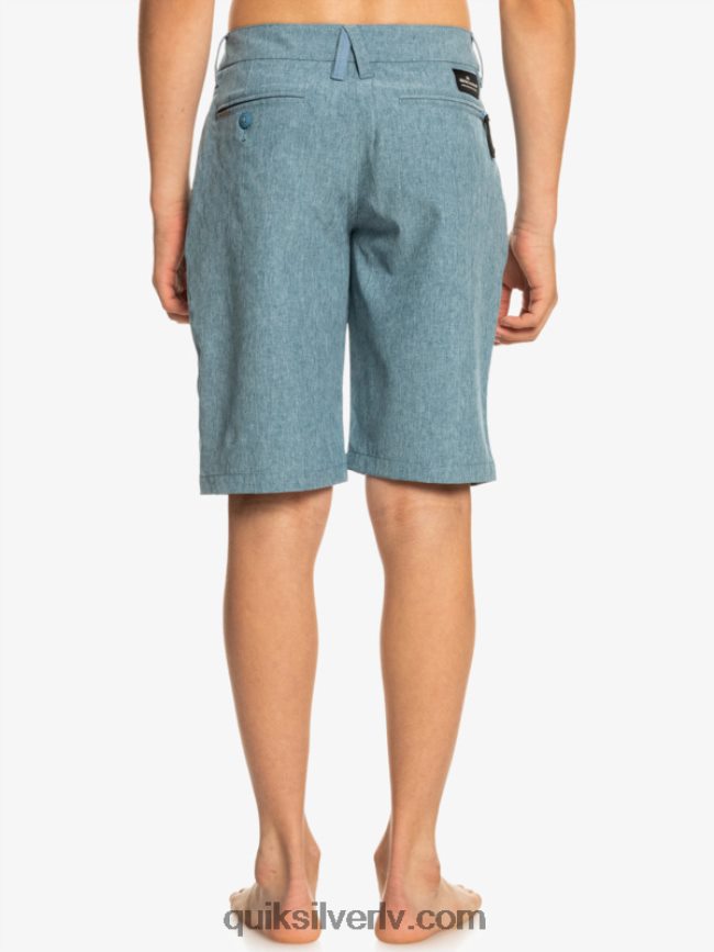 zēni Quiksilver 8-16 union viršu abinieku 19 hibrīdšorti kapteiņi zili 88064R2327