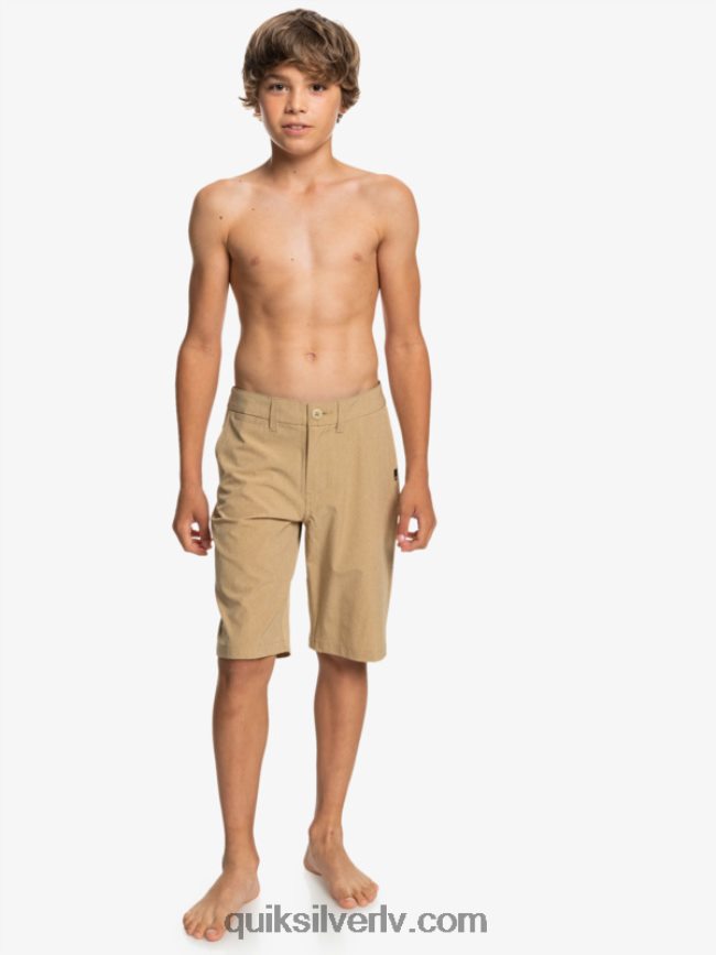 zēni Quiksilver 8-16 union viršu abinieku 19 hibrīdšorti plage 88064R2315