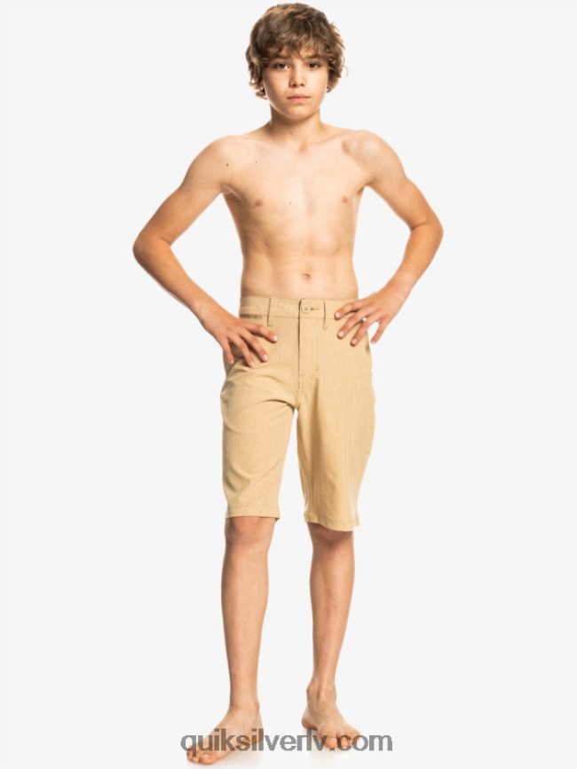 zēni Quiksilver 8-16 union viršu abinieku 19 hibrīdšorti plage 88064R2325